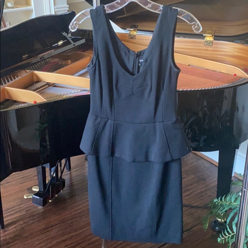 Black cocktail dress